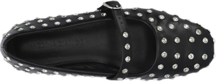 Bianco Fall Simili Mary Jane #P Black