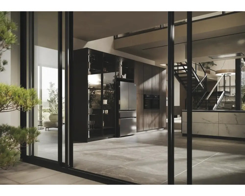French Door koelkast HAIER HFW7918ENMP BxHxD 90,8 x 177,5 x 75 cm Koelgedeelte 363 l Vriesgedeelte 266 l Roestvrij staal