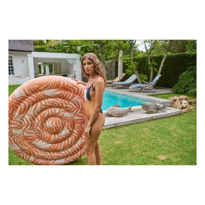 The nice fleet Grand matelas gonflable rond Bahia | Corail