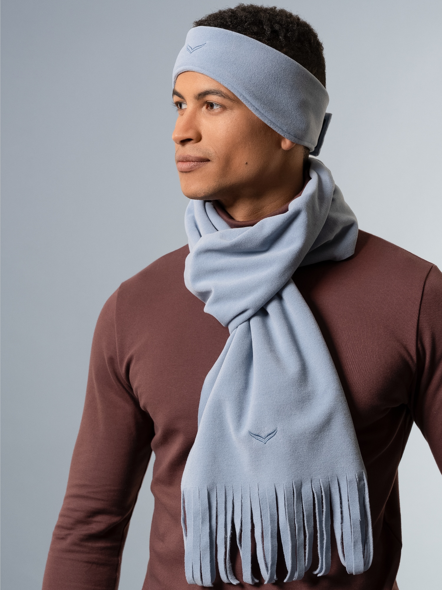 Fleeceschal Pearl-blue