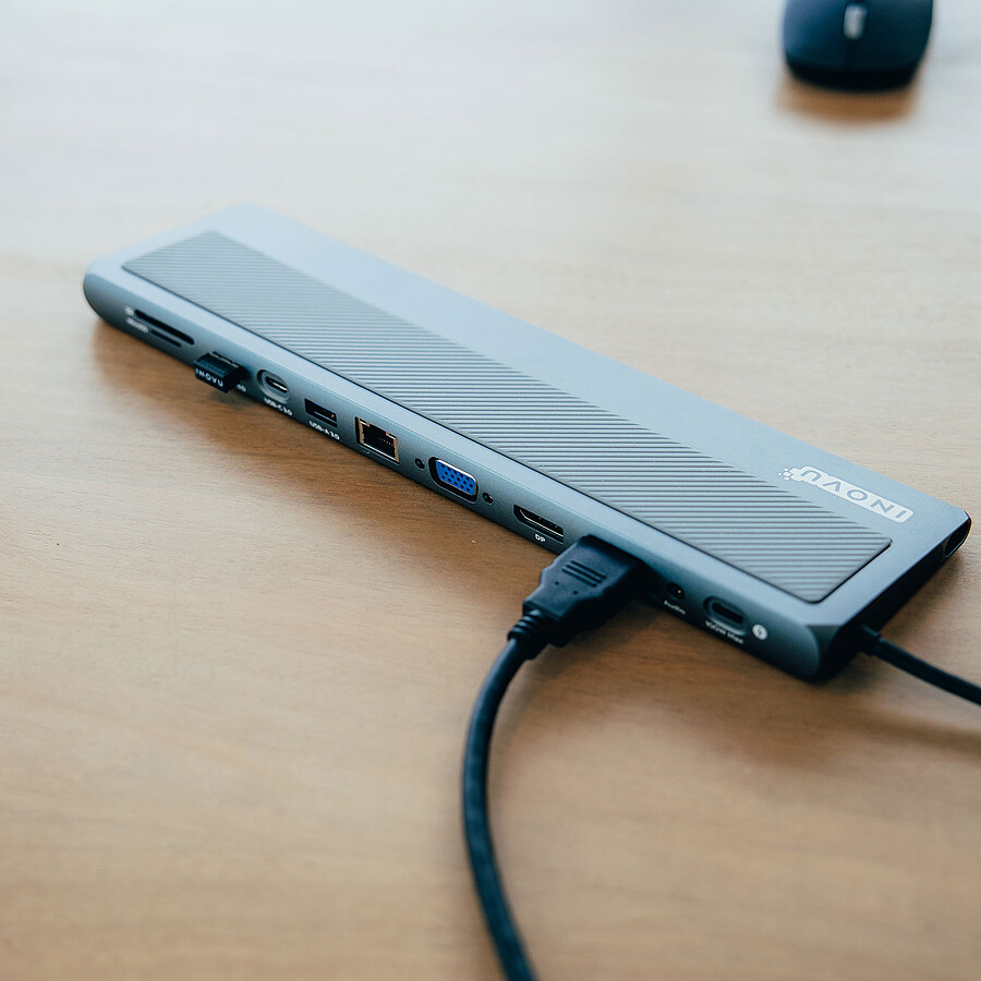 INOVU Station d'accueil USB-C 12 en 1
