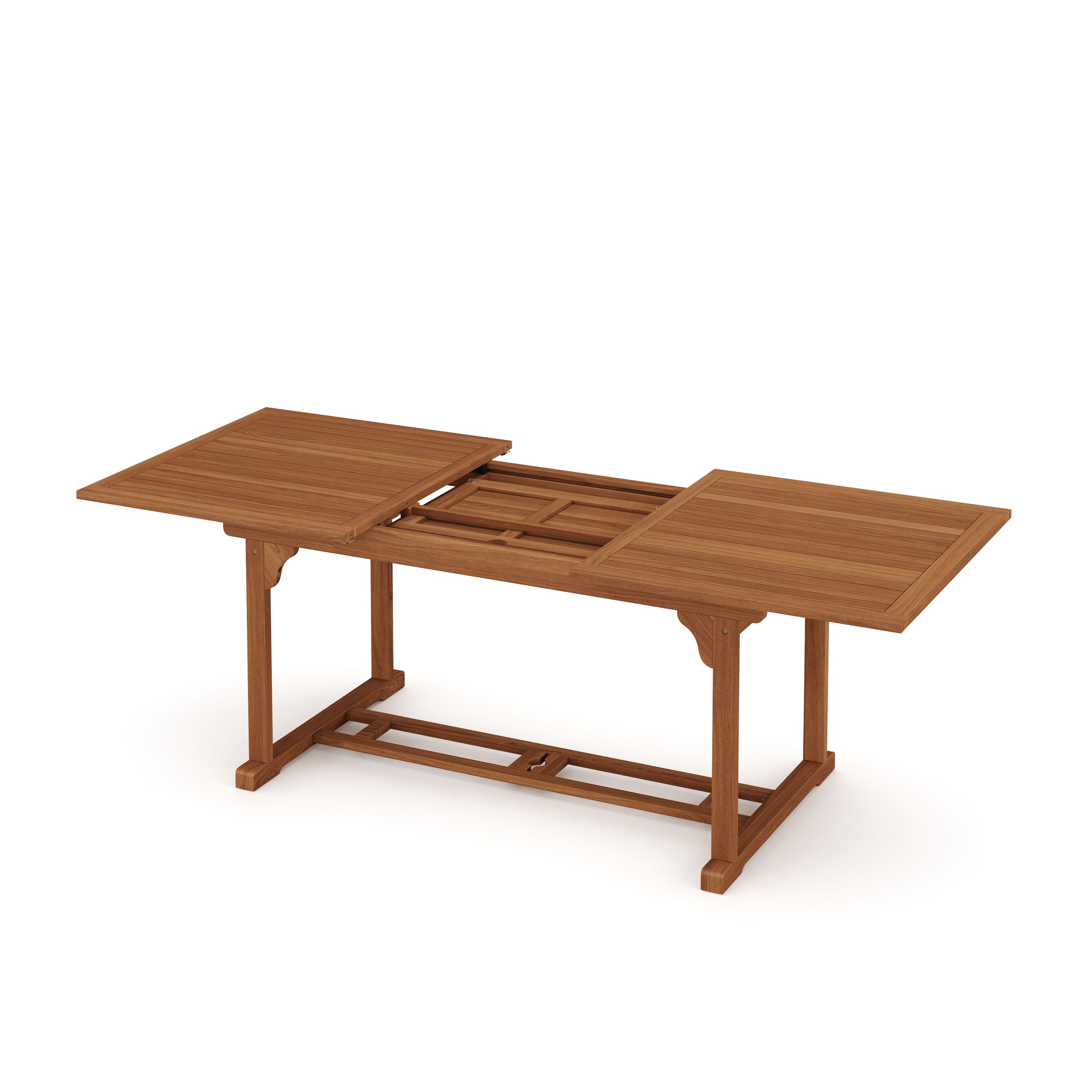 Gartentisch Holz ausziehbar MIRANDELA 160/220 x 90 cm
