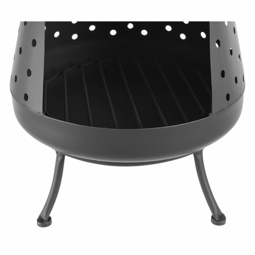 Cheminée de jardin napa noir