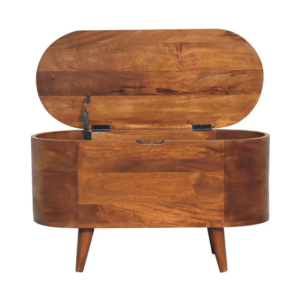 Massief Houten Kastanjendoos Dressoir