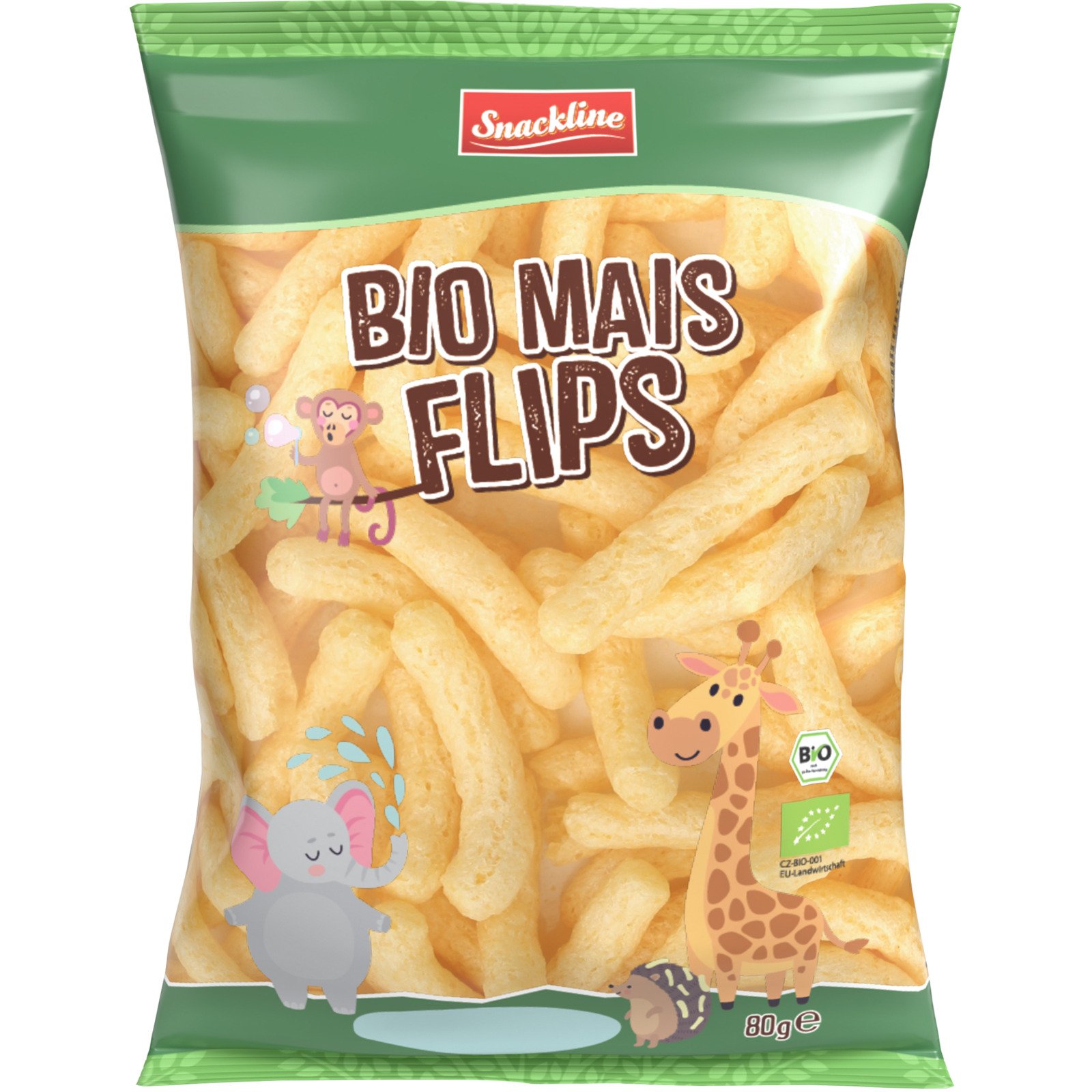 Snackline BIO Mais Flips 80g