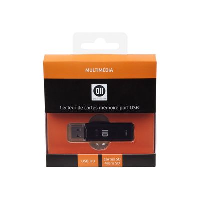 D2 Diffusion - Lecteur de carte (SD, microSD) - USB