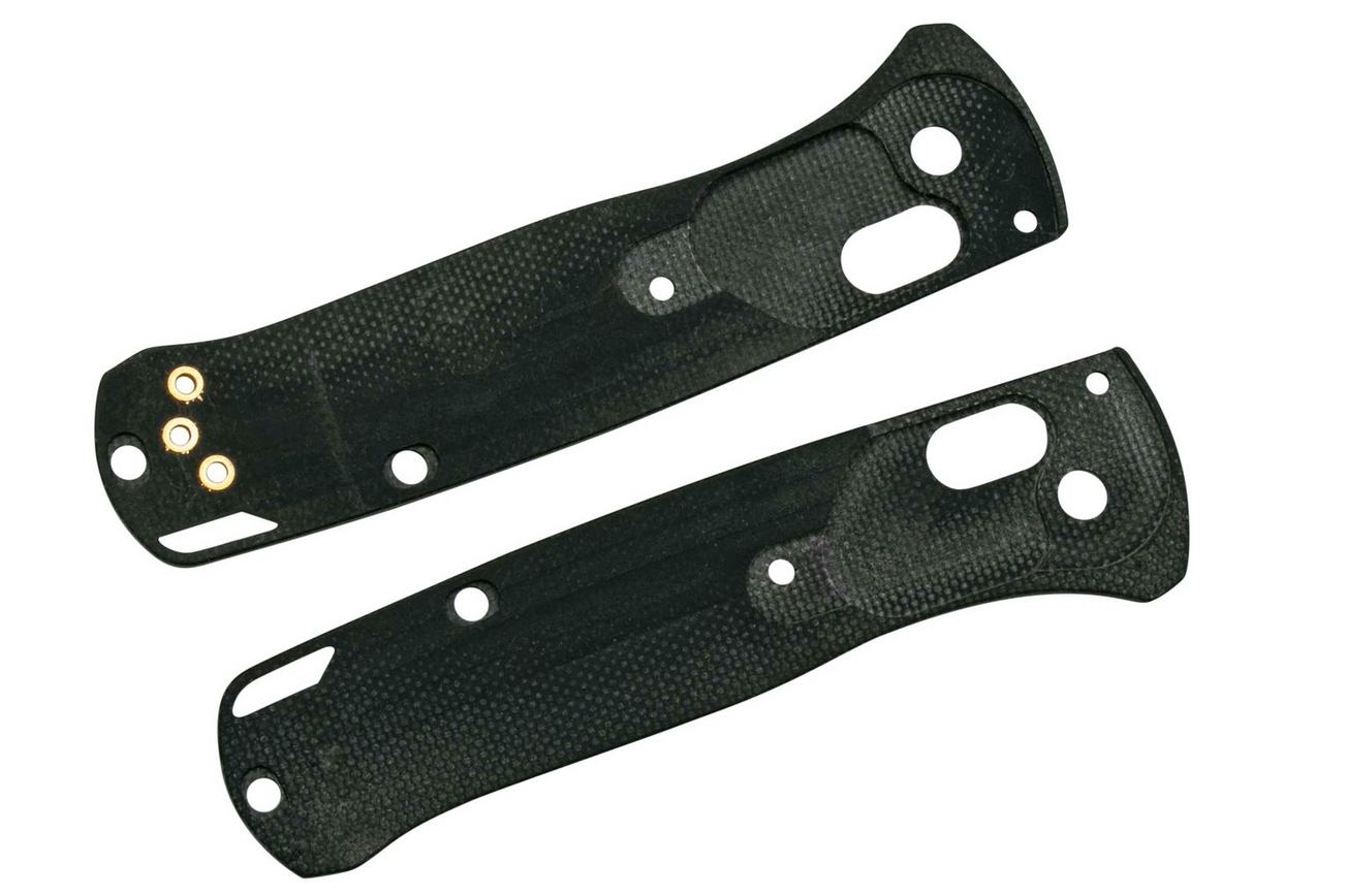 Flytanium Benchmade Mini Bugout Scales, Crossfade Black G10