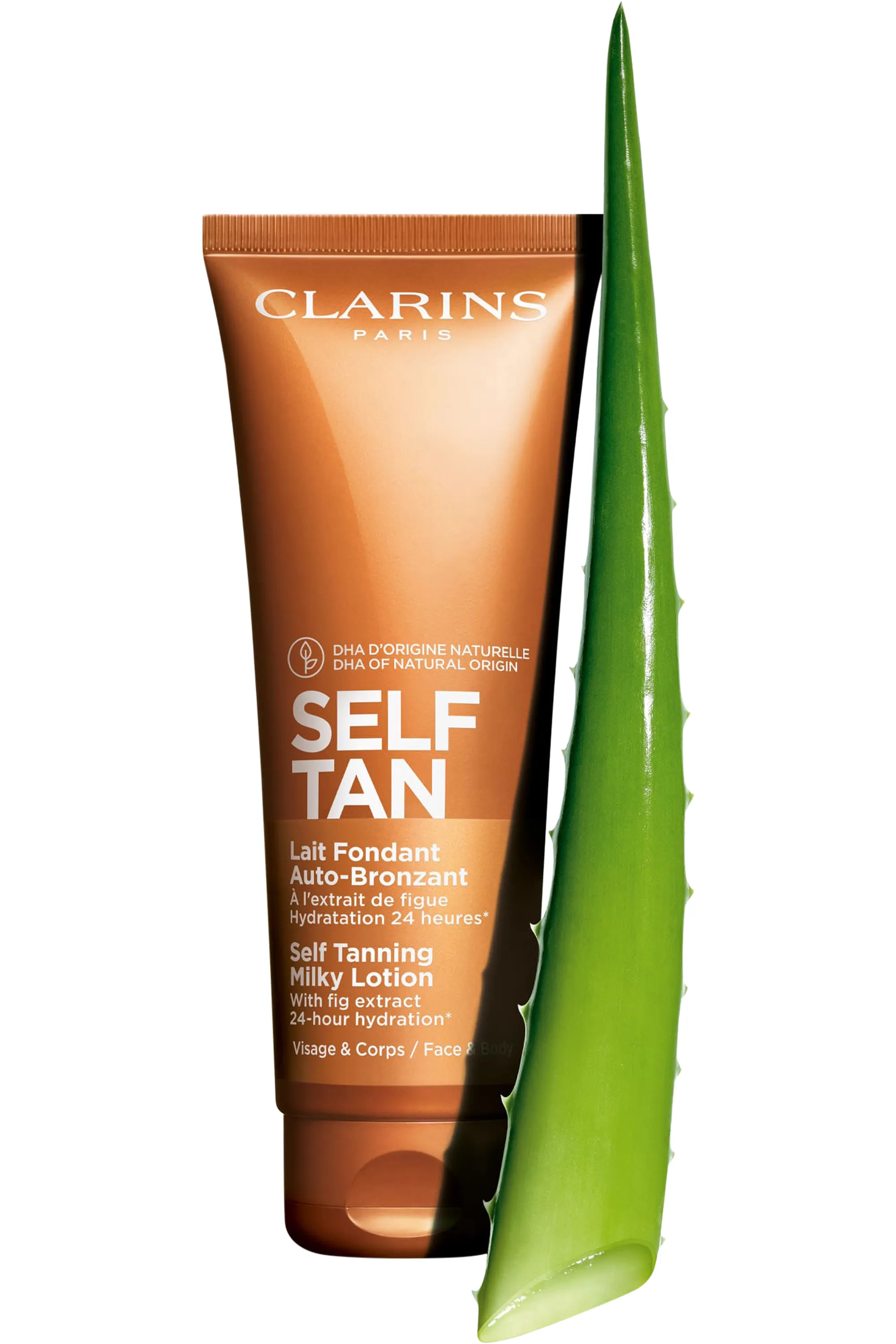 Clarins Lait hydratant auto-bronzant visage et corps-125 ml