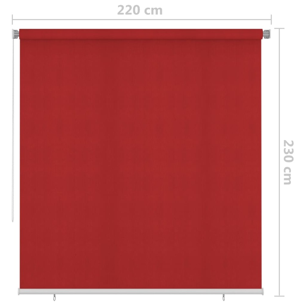 Store roulant d'extérieur 220x230 cm rouge
