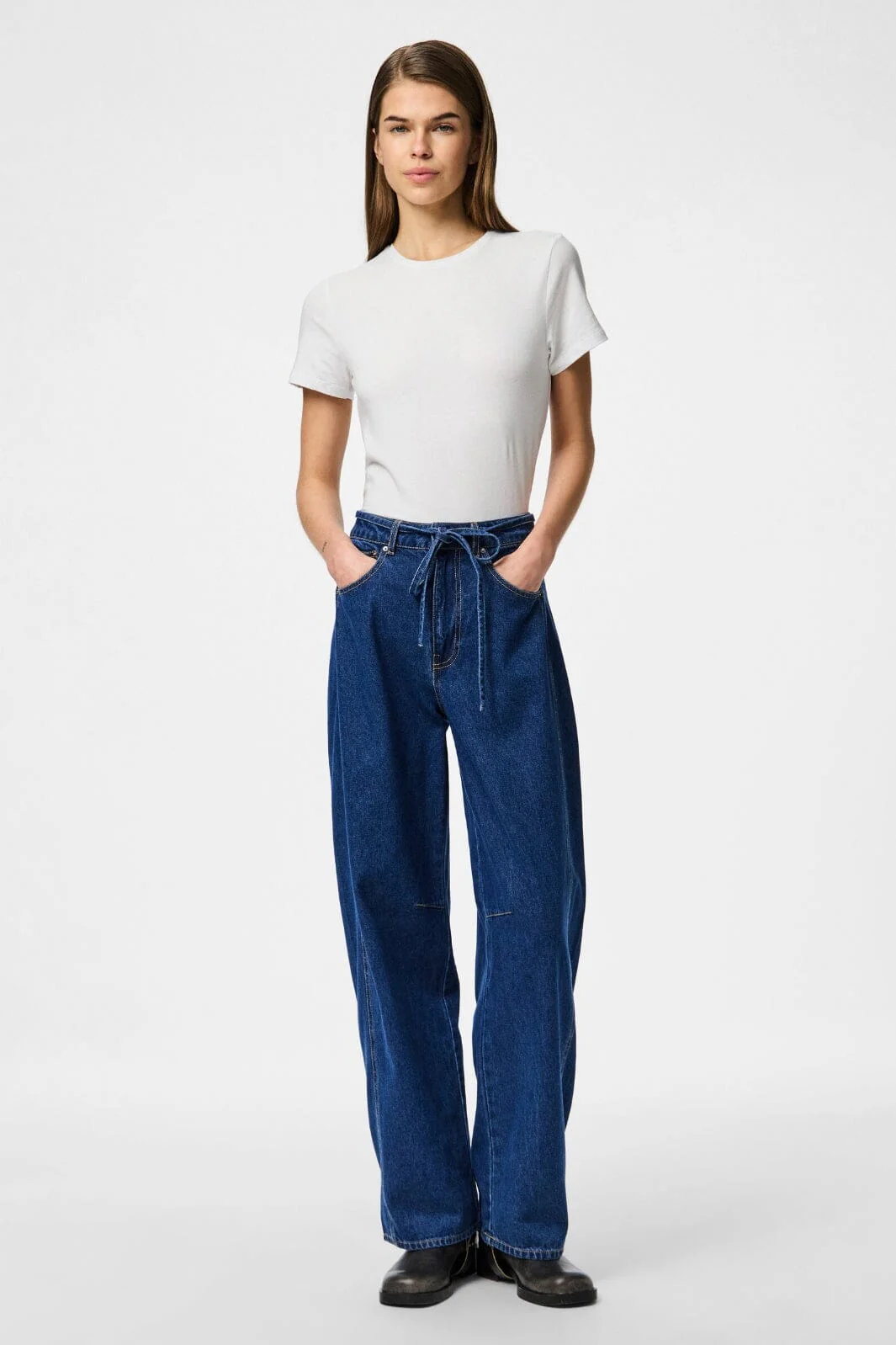Pieces Pcfenna Tie Barrel Jeans Fsy