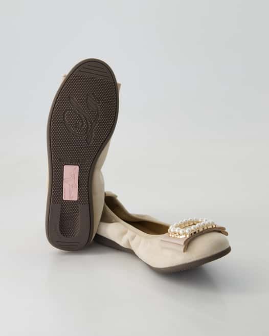 La Ballerina Elletra Ballerinas in Beige