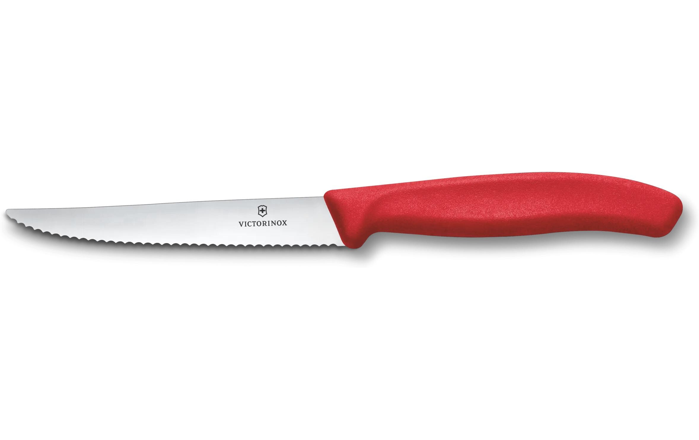 Pizzamesser Swiss Classic, 11 cm, RotSteak und Pizzamesser mit extra scharfem Wellenschliff