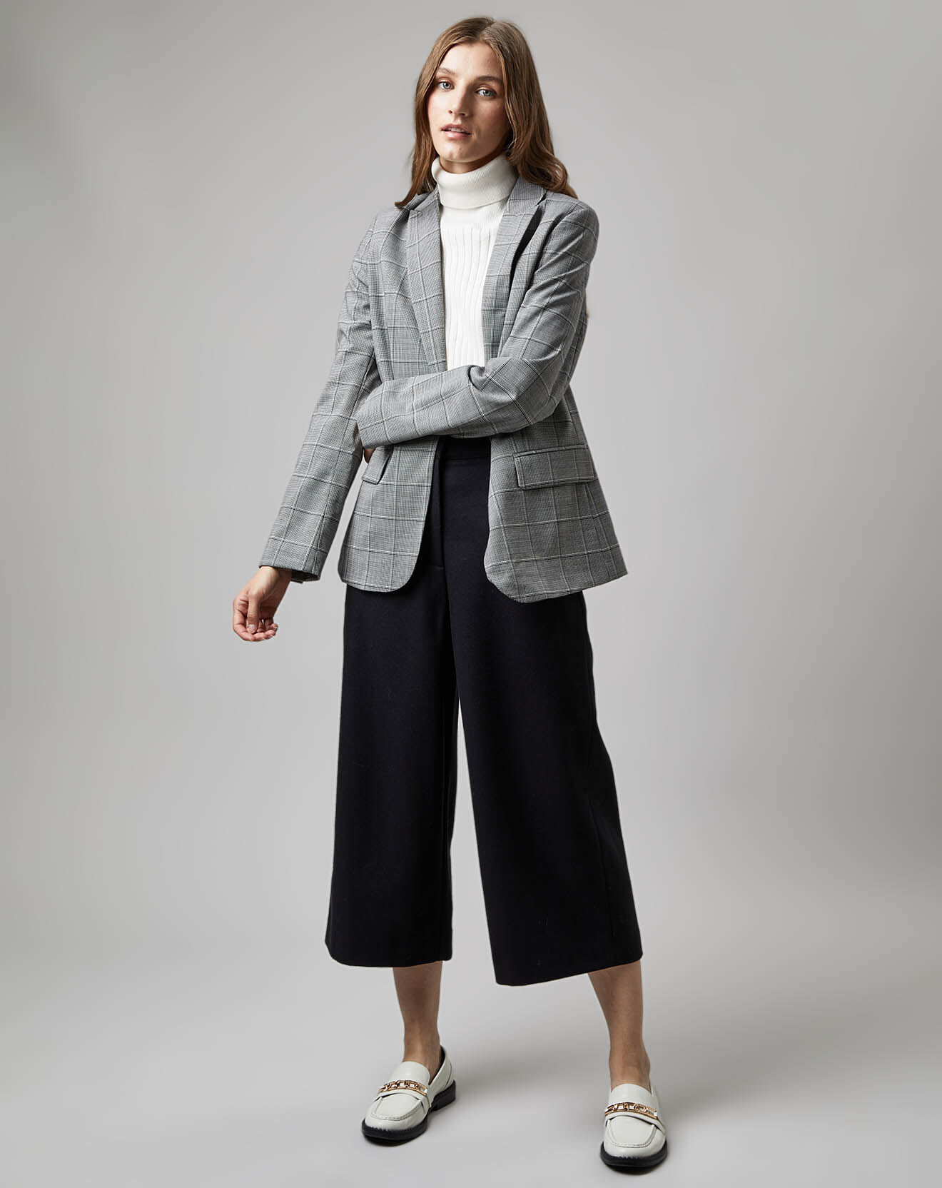 Marc O'Polo Pantalon jupe-culotte en Laine mélangée noir