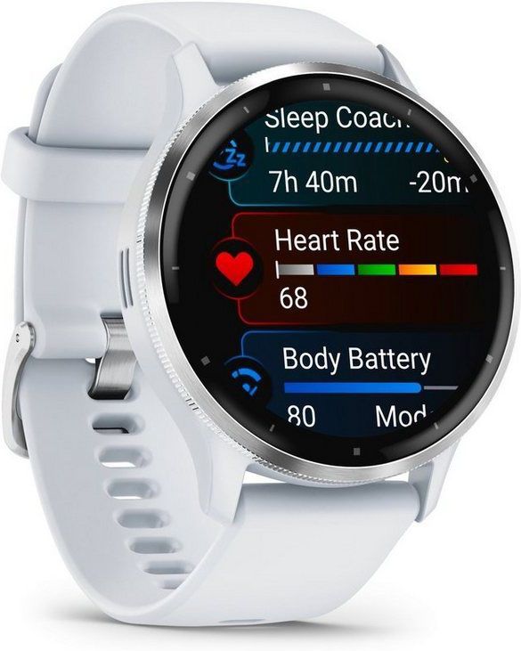 Garmin Venu 3 - Smartwatch - Whitestone - 14 Dagen Batterijduur - Sporthorloge