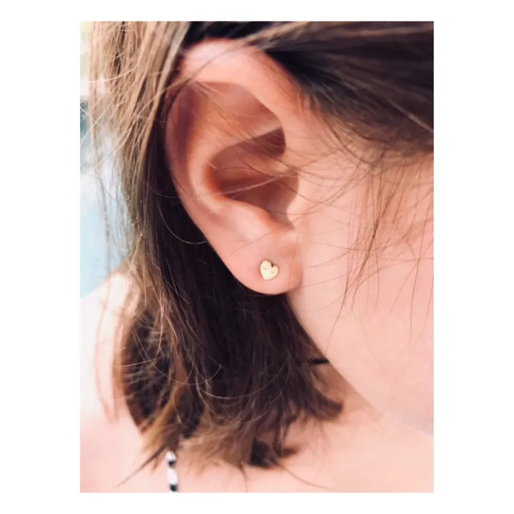 Adorabili Boucles d'oreilles Cœur | Doré