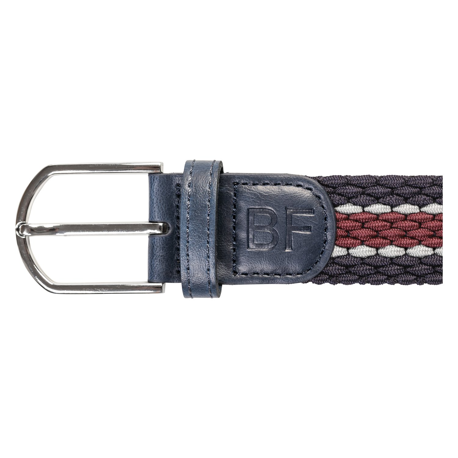 black forest Stretchgürtel geflochten  - navy/purple