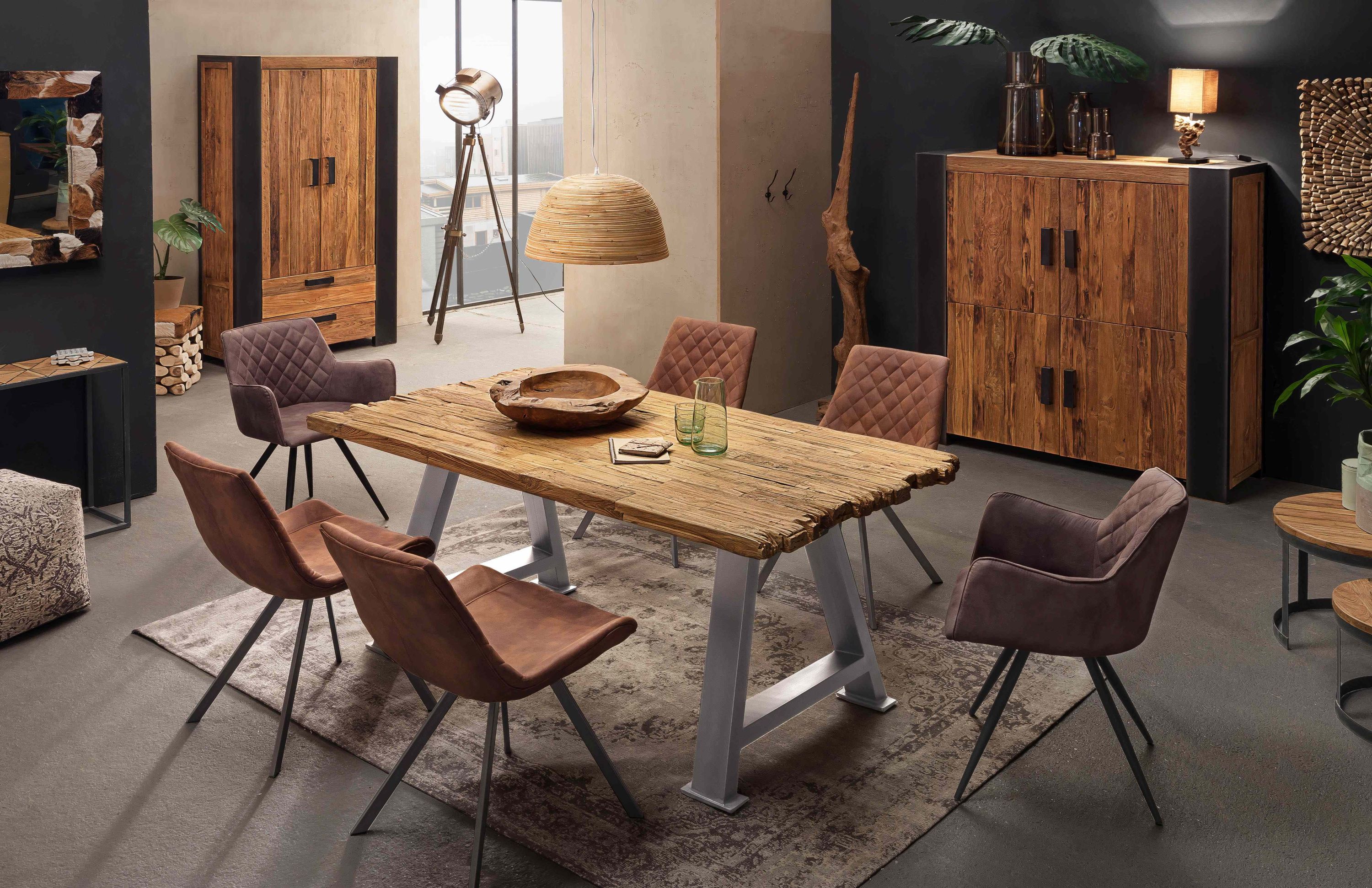 Tischplatte 200x100 Teak Esstisch Schreibtisch DIY Tisch Zubehör Küchentisch