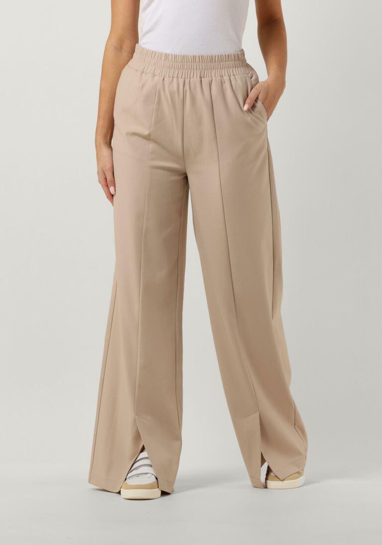 ALIX THE LABEL zand alix the label pantalon ladies woven wide leg pants