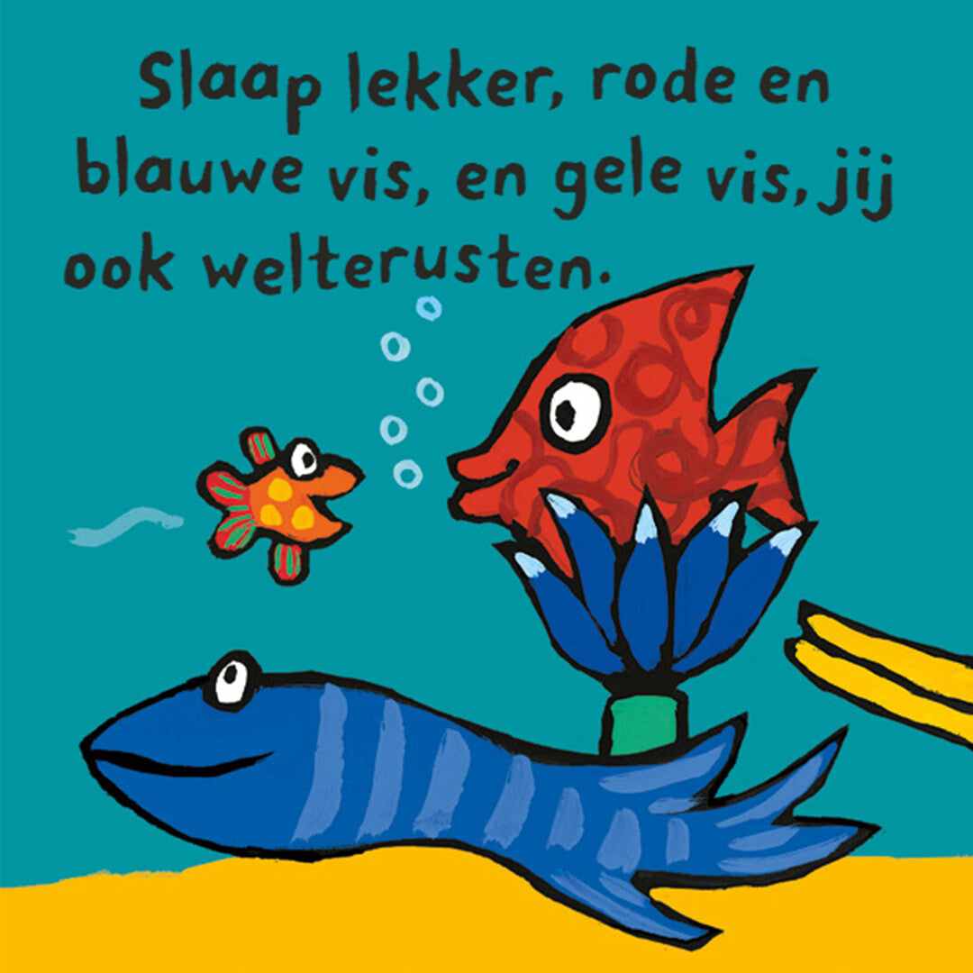 Uitgeverij leopold kartonboek welterusten, kleine vis