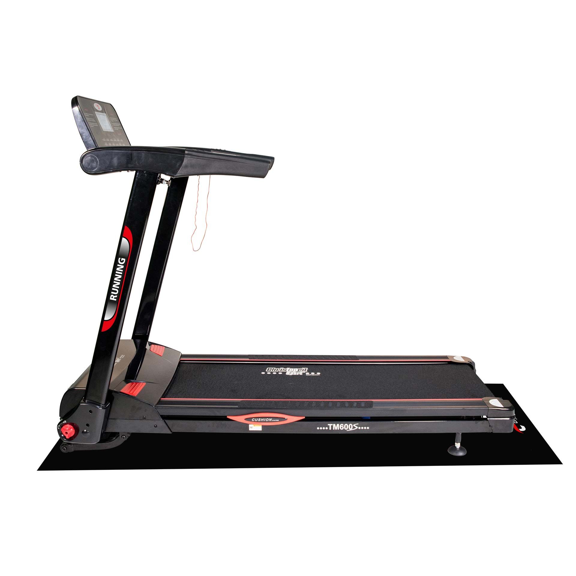 CHRISTOPEIT SPORT Bodenschutzmatte XL - Für Laufbänder und Fitness-Stationen