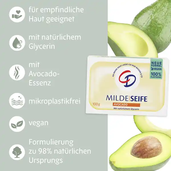 Milde Seife Avocado