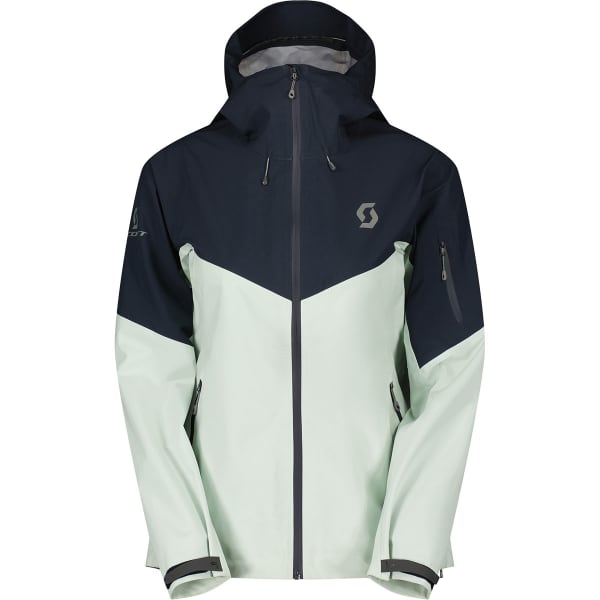 Veste de ski SCOTT EXPLORAIR 3 LAYER W'S JACKET FRESH GREEN/DARK BLUE