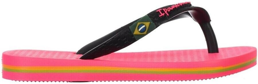 Ipanema Classic Brasil Kids Slippers Junior Pink Black