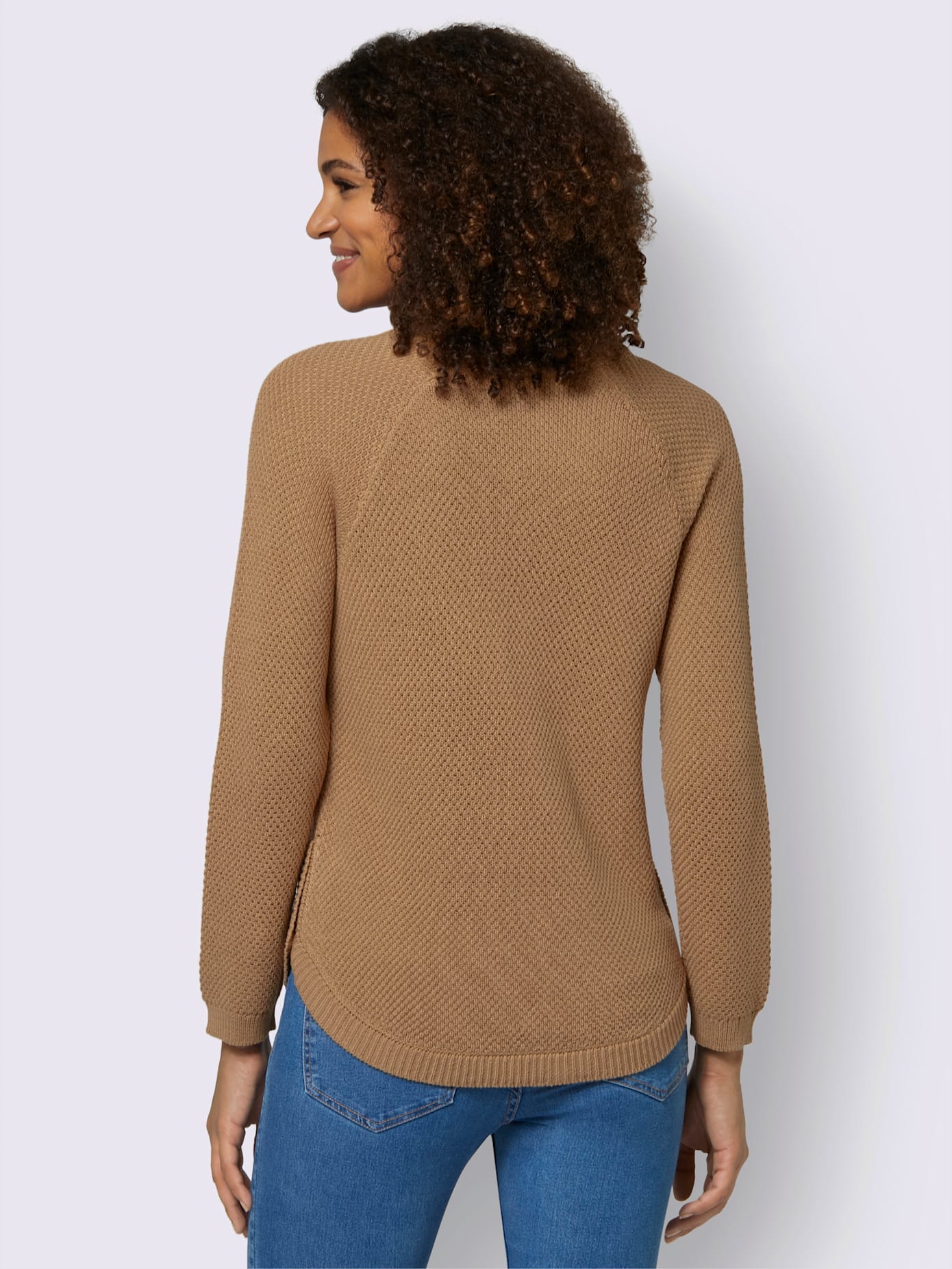 Pull encolure ronde 50% coton