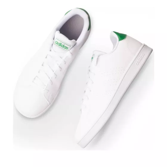 Baskets BLANCHES ADIDAS Advantage K
