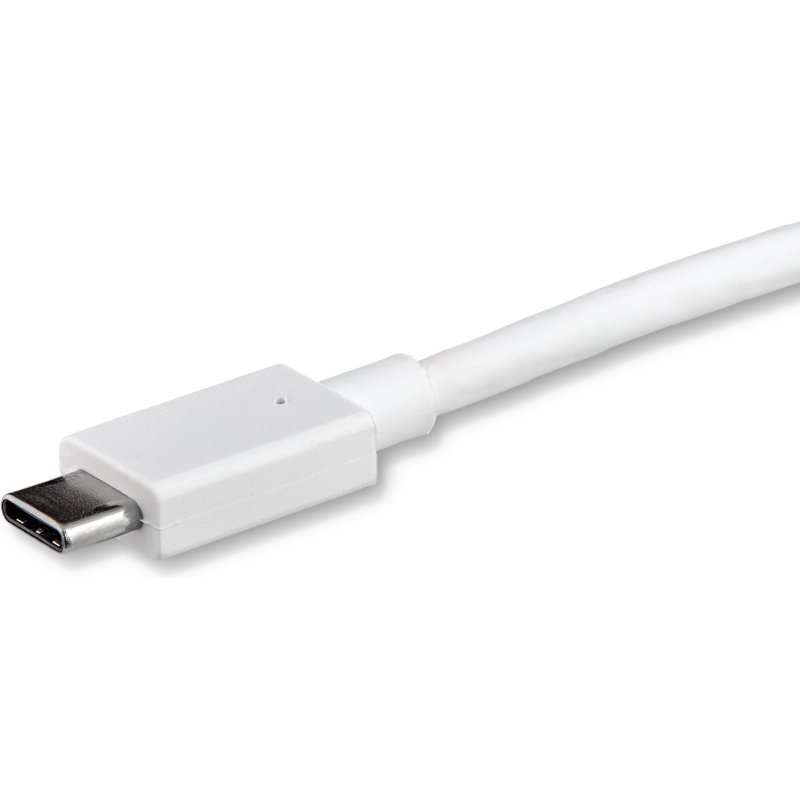 StarTech.com Câble adaptateur USB C vers DisplayPort de 1 m - 4K 60 Hz - Blanc