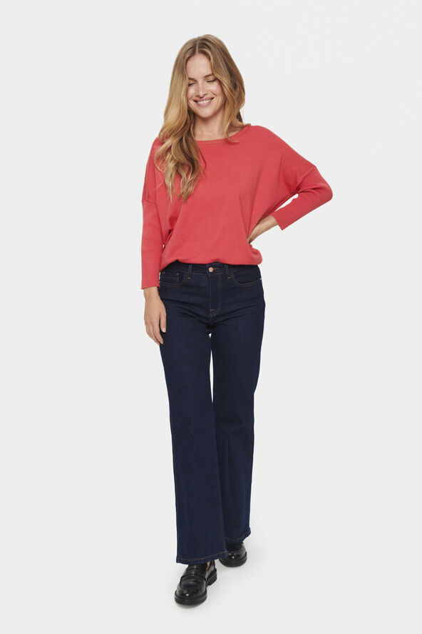 Saint Tropez A2561, MilaSZ R-Neck Pullover Cayenne