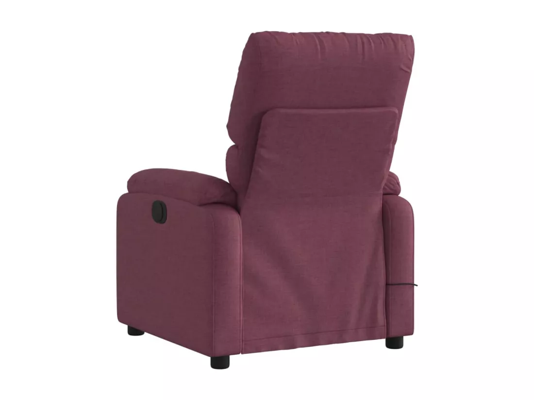 Fauteuil massant inclinable Violet Tissu