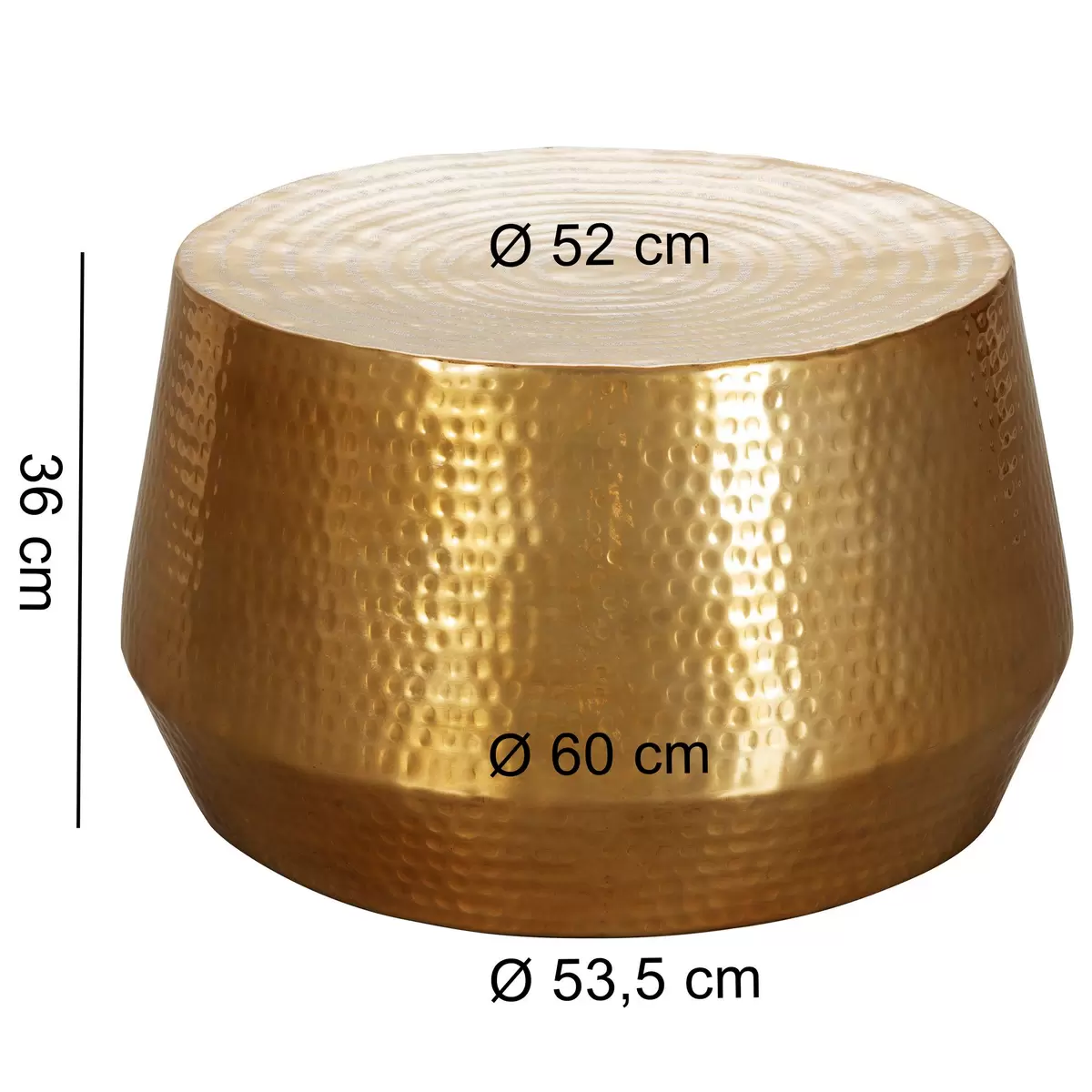Couchtisch Mont-de-Marsan Gold