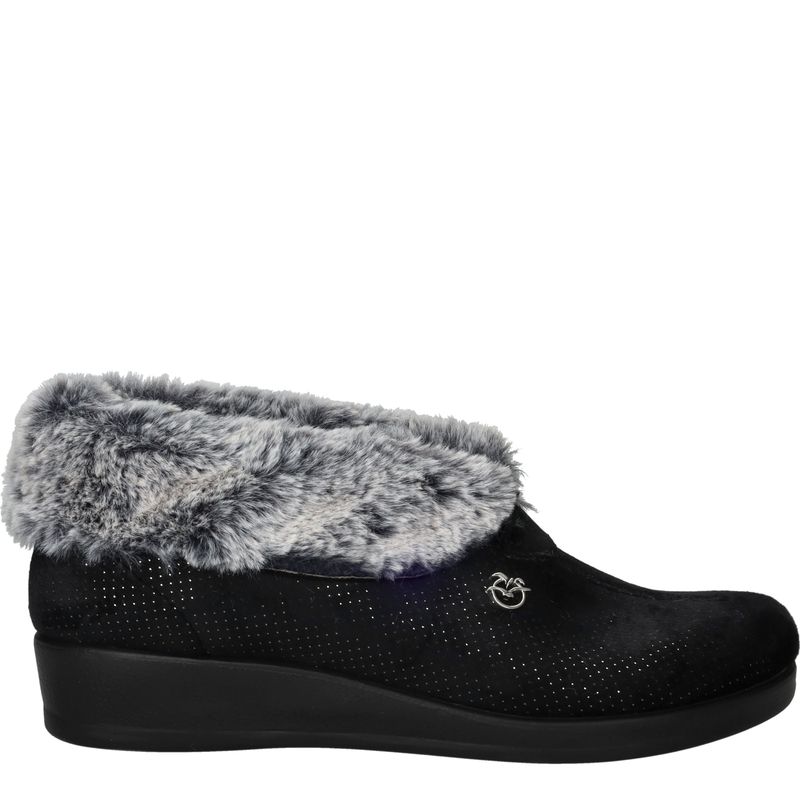 Belizia Pantoffels Zwart Dames