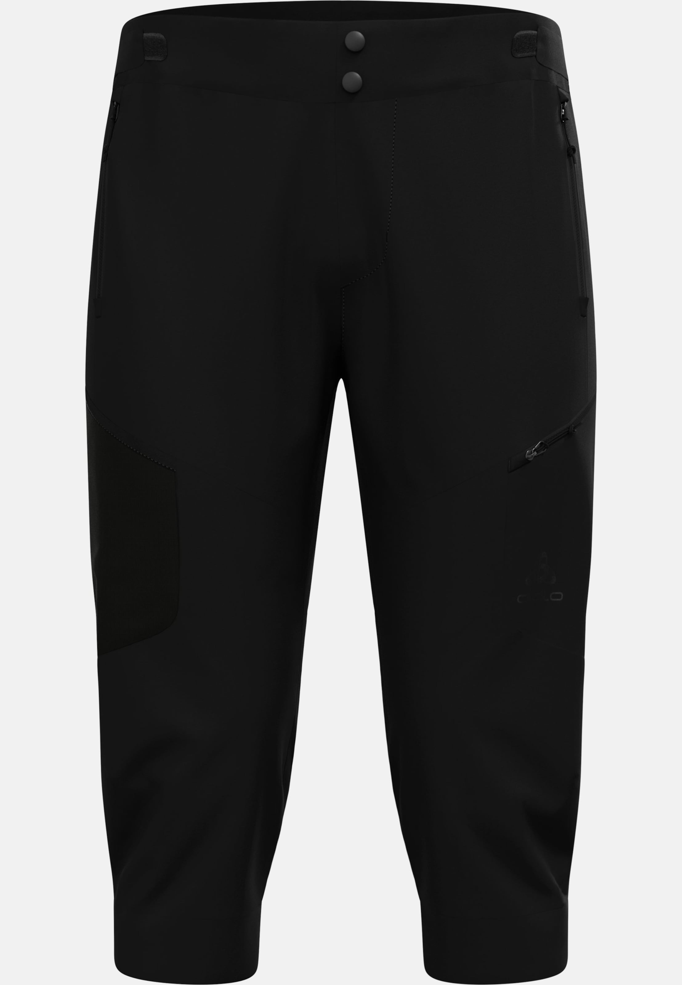 Winddichte Zeroweight X-Warm 3/4-Hose in black