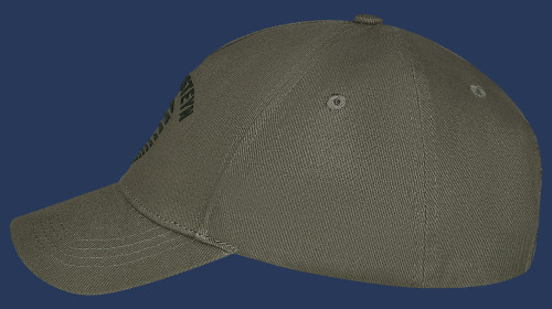 Stripe Cap Baumwolle, Anthracite/Black