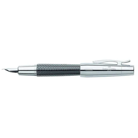 Faber-Castell Füllfederhalter e-motion Edelharz Parkett sw M