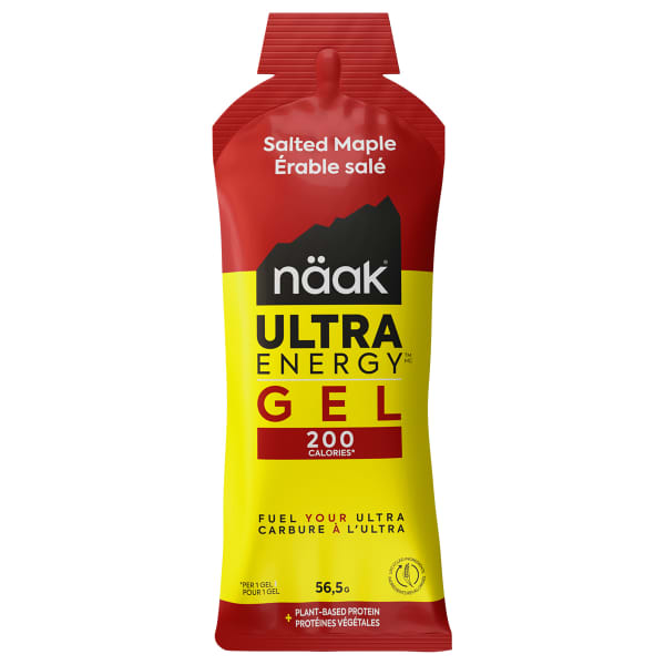 Gels énergétiques NAAK ULTRA ENERGY GEL SALTED MAPLE PACK X12