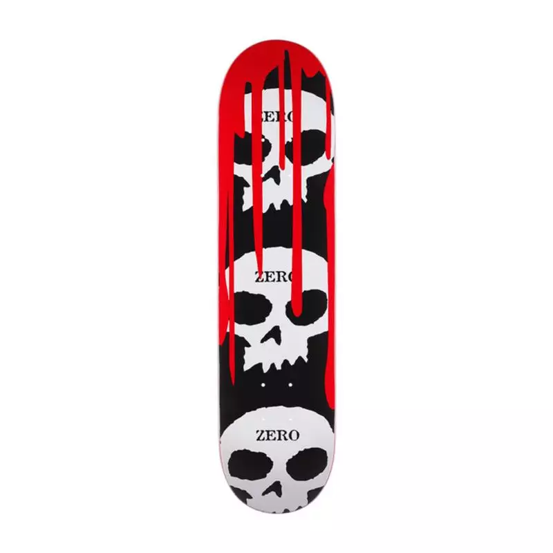 Plateau skate ZERO SKATEBOARDS Skull Blood Wb 7.75