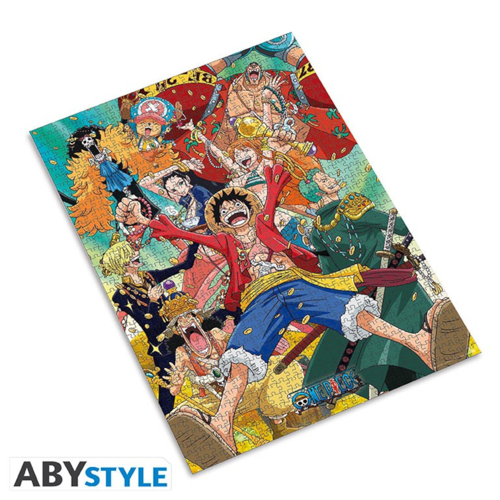 One Piece - Puzzle 1000 Pièces Equipage de Luffy