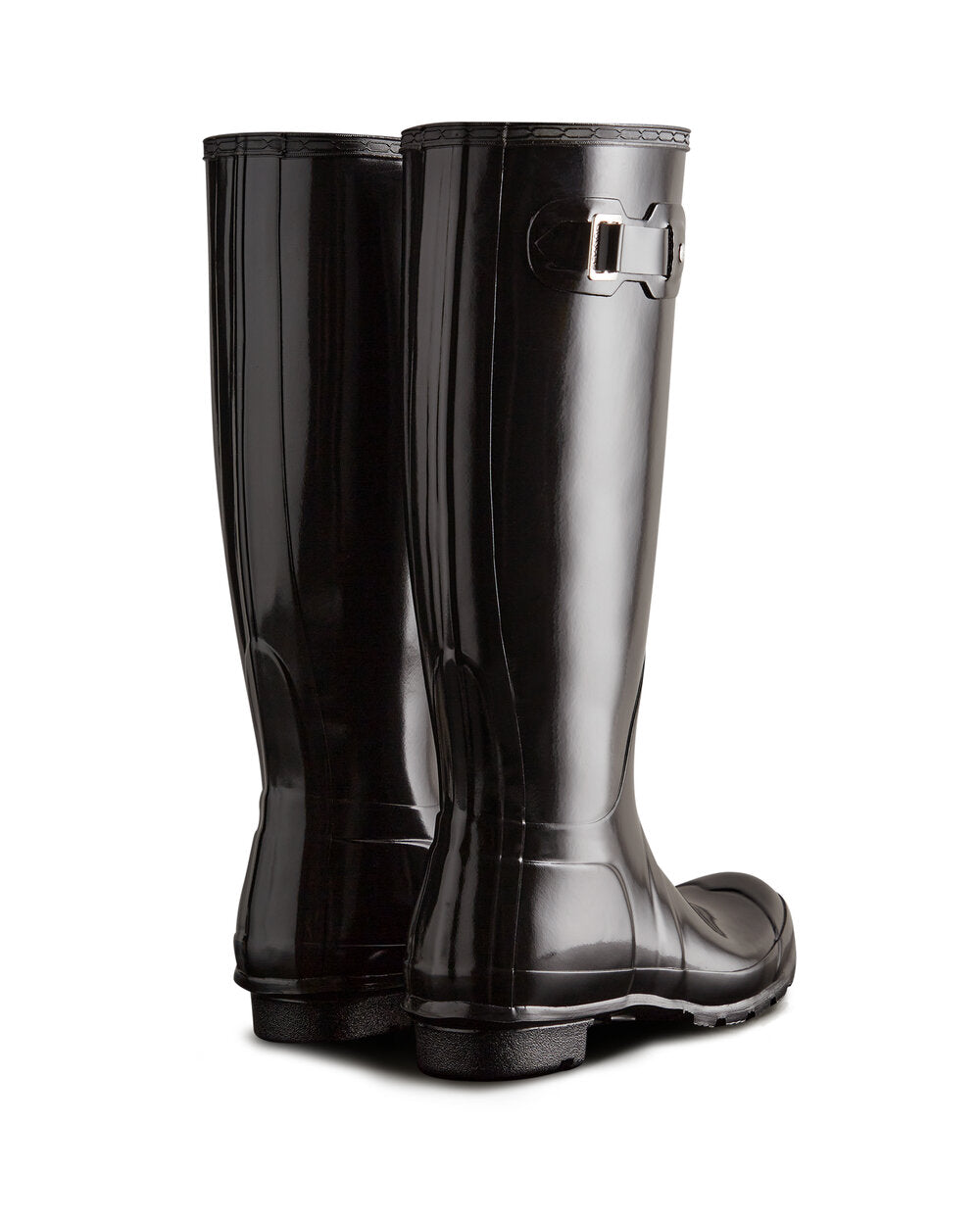 Hunter  Original Tall Gloss gummistøvler - sort