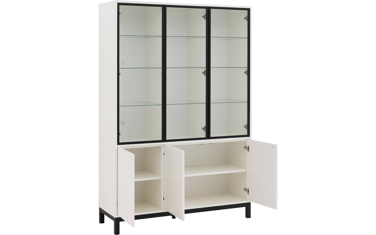 Goossens vitrinekast Valencia in melamine
