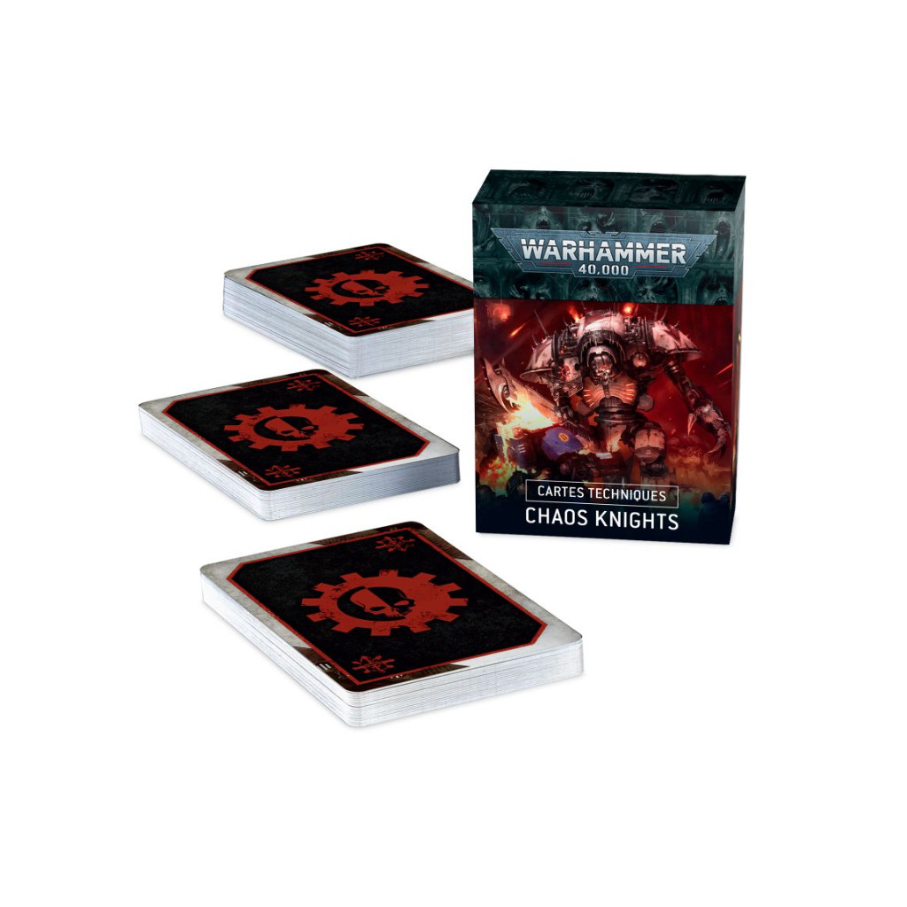 W40K : Cartes Techniques - Chaos Knights