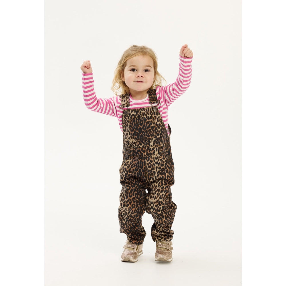 Køb THE NEW Siblings Feather Gray AOP Paloma Denim Dungarees
