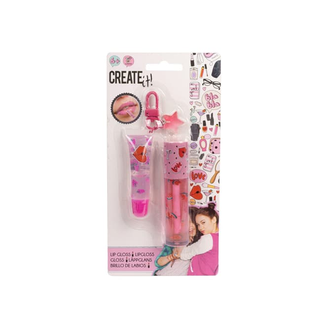 CREATE it! - Lipgloss mit Karbiner - 2er Pack - 1 Set