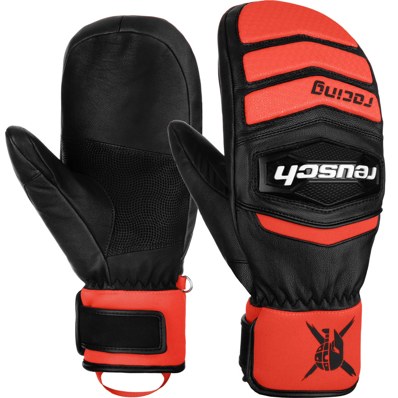 Reusch Junior Fäustling WORLDCUP WARRIOR GS black/fluo red | Skihandschuhe | Skibekleidung | Kinder | XSPO-Fashion