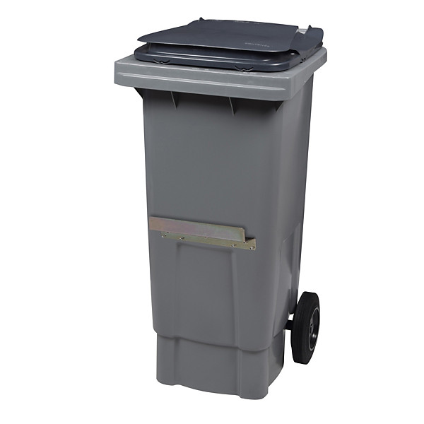 ROSSIGNOL Conteneur korok 2 roues - 80l - avec barre ventrale - gris / gris