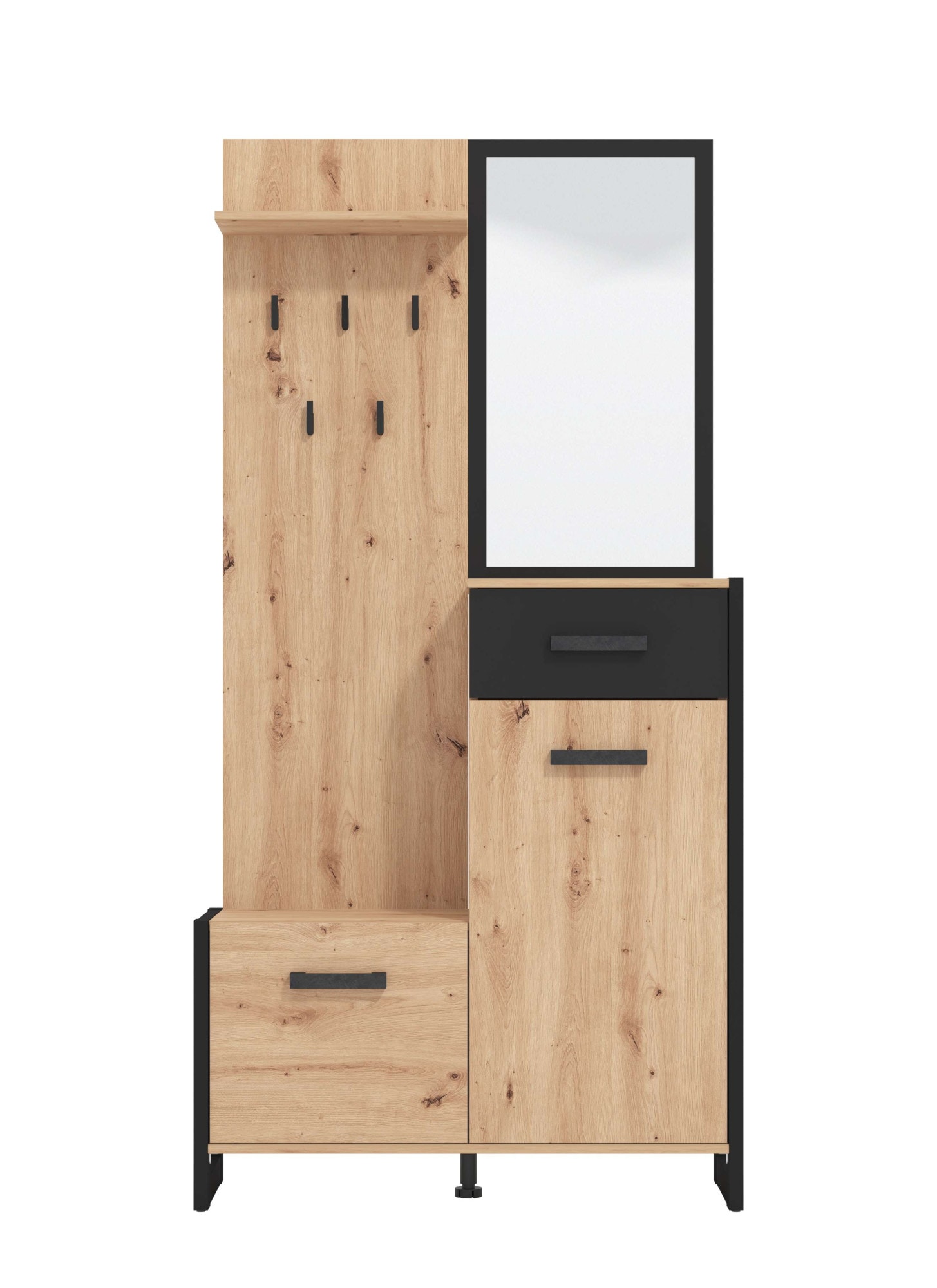 INOSIGN Garderoben-Set »Oleron Kompaktgarderobe, Flurgarderobe, Dielenschrank« Komplett-Set,