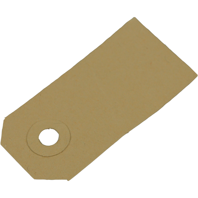 SendProof® Prijskaart, Papier, 110x55mm, bruin