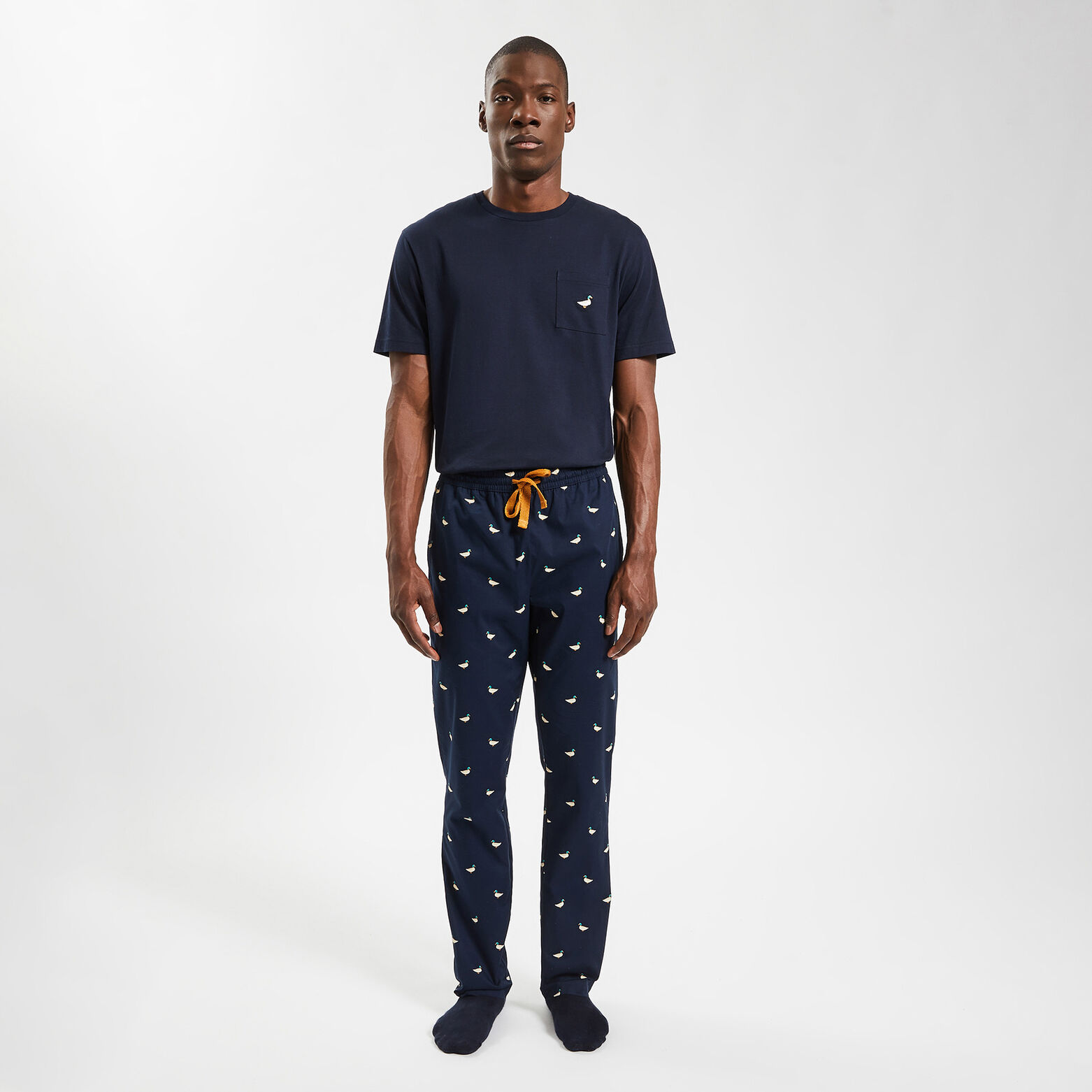 Pantalon de pyjama fantaisie Bleu foncé